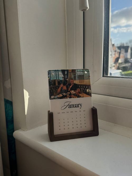 Custom Couple 12 Month Calendar 2026