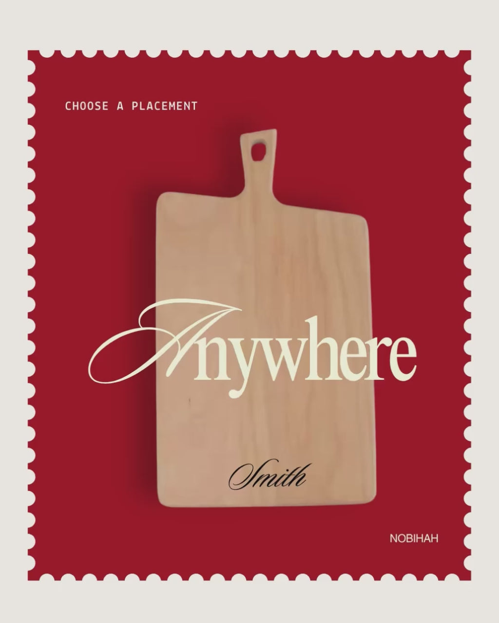 Personalised Wooden Cheese Board