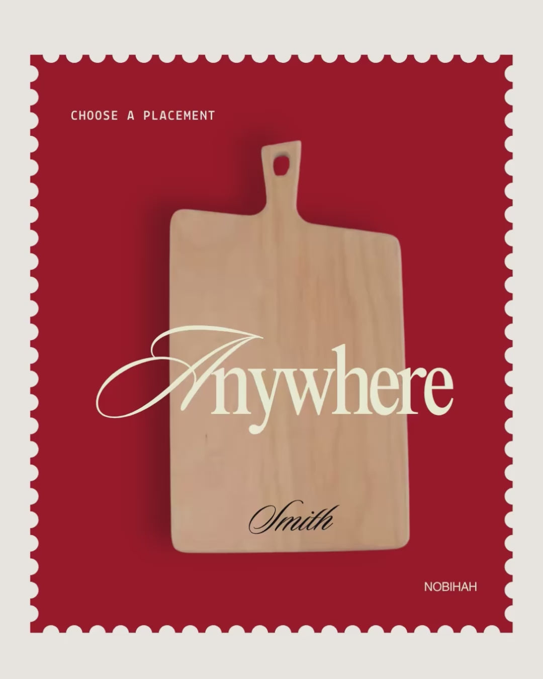 Personalised Wooden Cheese Board